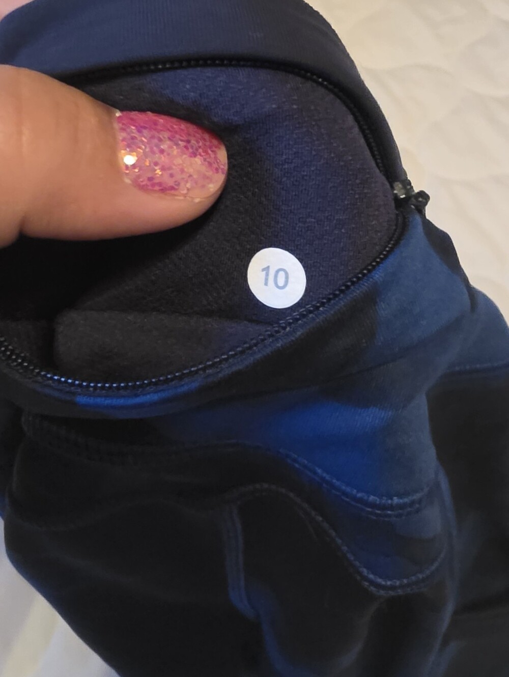 Lululemon Speed Tight II Full-On Luxtreme Jumbo Inky Floral Black Inkwell Size 1 - Picture 10 of 15